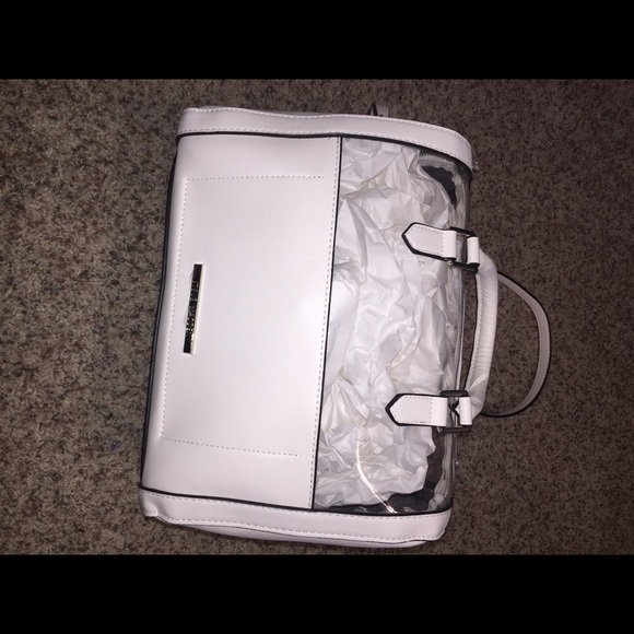 Steve Madden White and Clear Convertible Bag, NWT - Picture 3 of 7